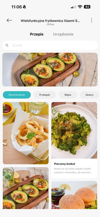 Air fryer xiaomi 5.5l Wi-Fi funkcje smart home