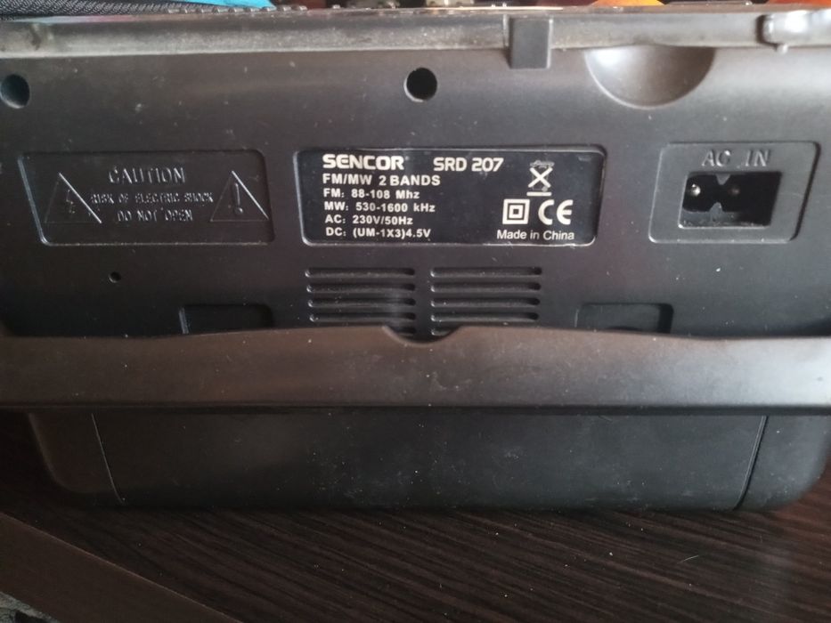 Radio Sencor sprawne brak kabla zasilajacego