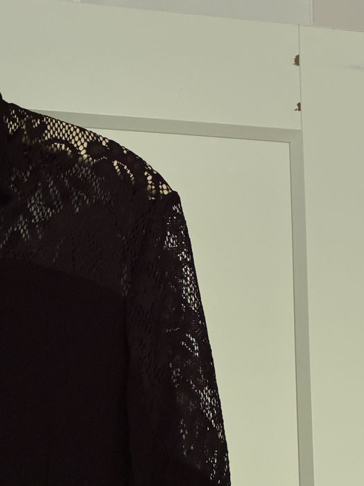 Koszula koronka Body Flirt 46 xxxl czarna