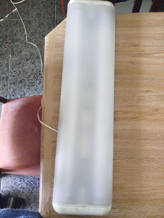 Duas lâmpadas tipo led com 60 centímetros