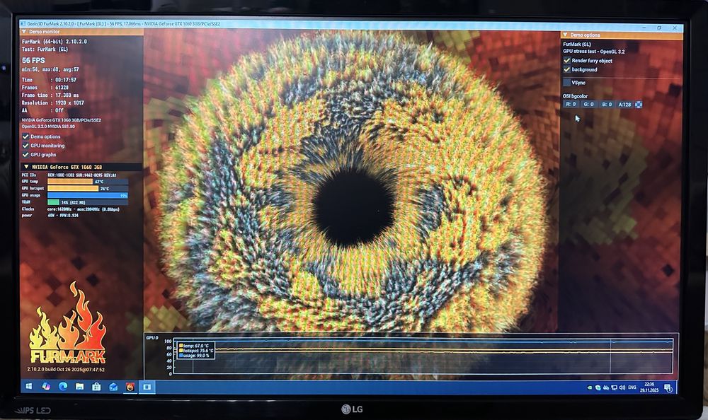 Nvidia Geforce GTX 1060 3Gb OC