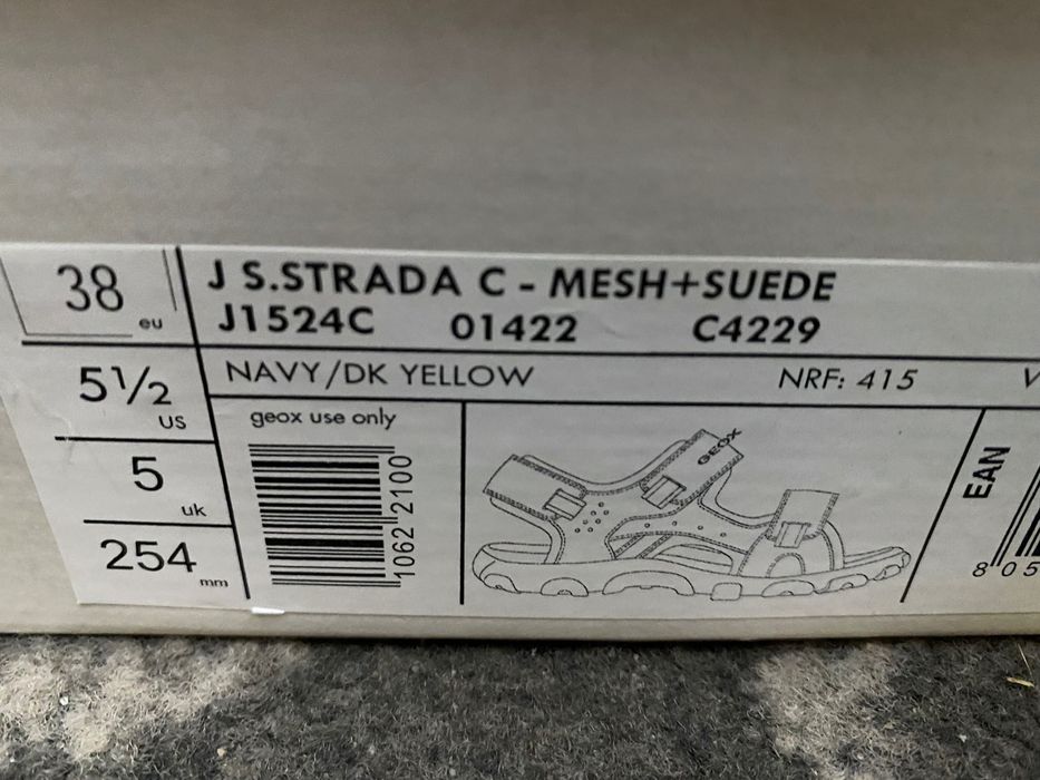 Босоножки Geox, натуральная кожа, р.38, на мальчика