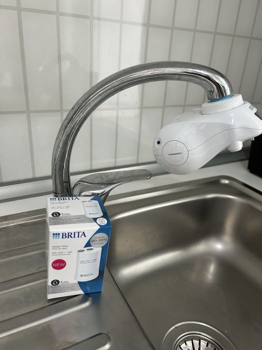 Filtro Brita on tap com refil novo