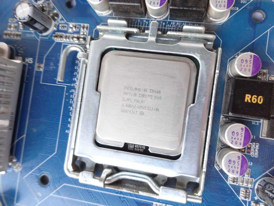 płyta główna gigabyte ga-31m-s2l + procesor intel e8400 lga775