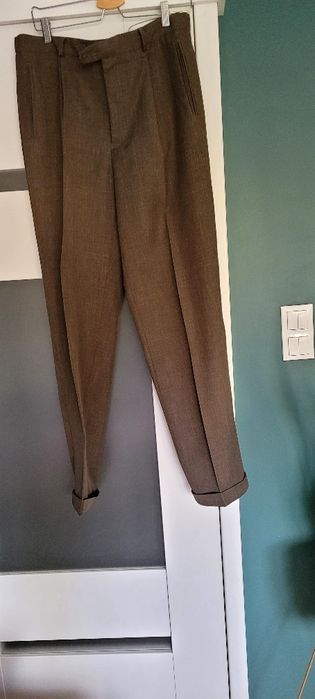 Spodnie męskie z elany