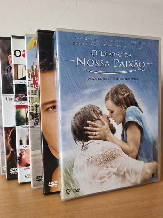 5 filmes românticos em DVD