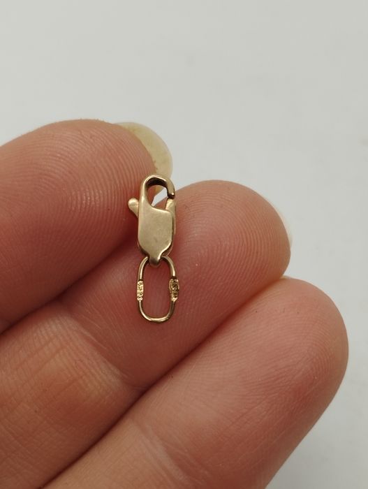 Золотой замочек карабин 0.63 грамма