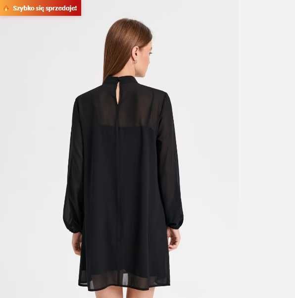 Sukienka czarna mini Sinsay XL 42