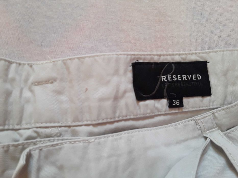 Spodnie chino Reserved 36/38 idealne popielate