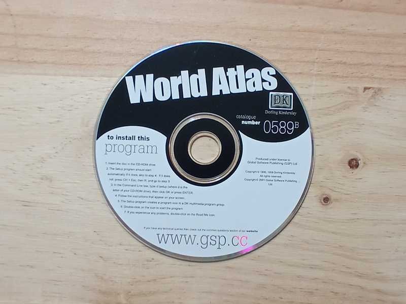 Software Educativo DK World Atlas - PC