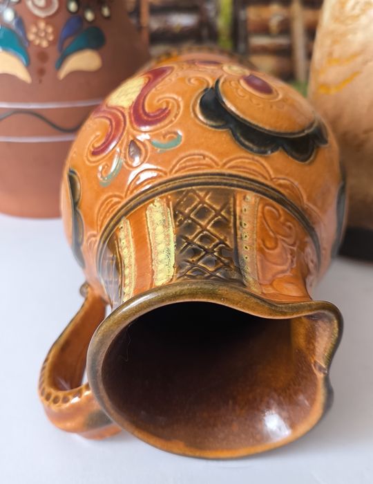 Dzbanek piękna stara ceramika Austria