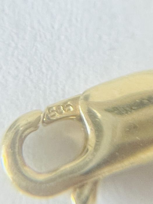 Pancerka złoty lancuszek 585