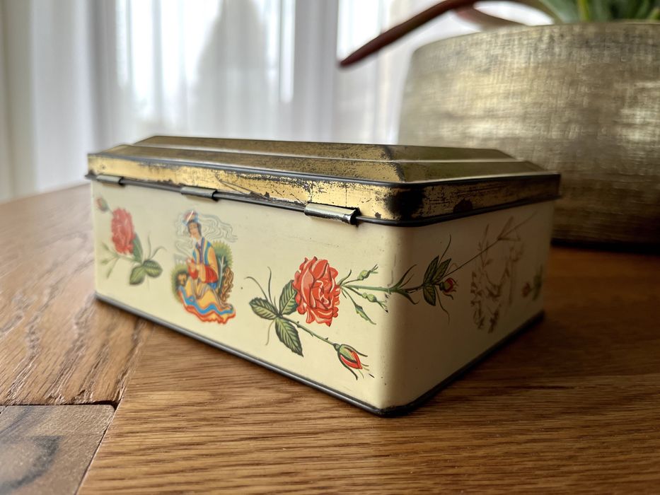 Puszka Pudełko na herbatę Niemeyer Holland Lata 1950/60 r.