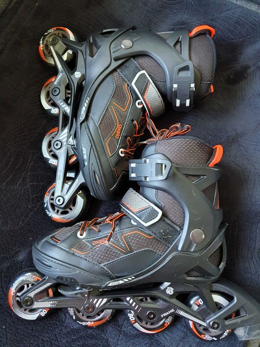 Rolki Oxelo regulowane rozm. 32 - 35 jak nowe