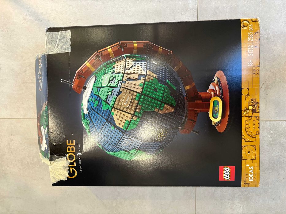 LEGO 21332 IDEAS The Globe – stan niemal nowy! komplet + box, RETIRED