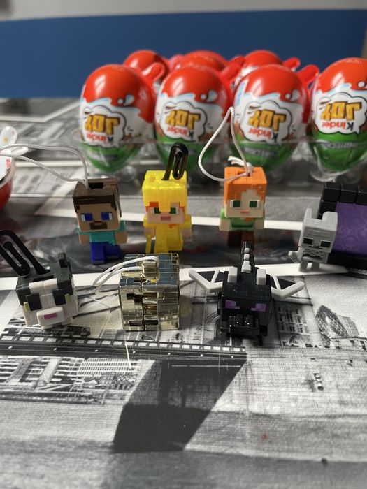 Minecraft Kinder joy фігурки, нове