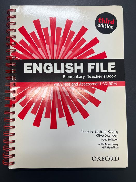 English File Elementary Teacher's Book 3rd edition + CD ROM nowa Łódź ...
