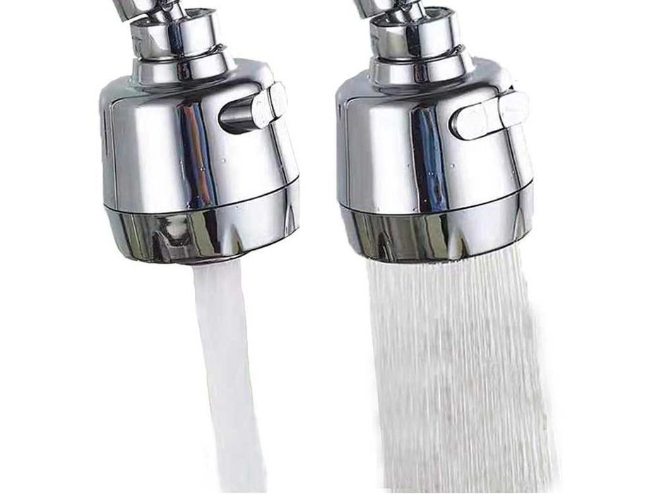 PERLATOR ADAPTER NA BATERIĘ do KRANU 3w1 Obrotowy Długi Napowietrzacz