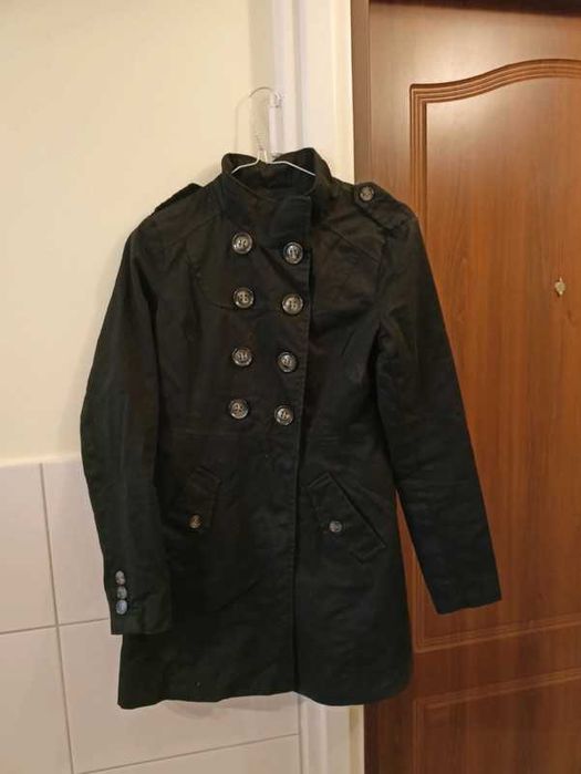 100% bawełna, płaszcz płaszczyk wiosenny damski, rozmiar XS
