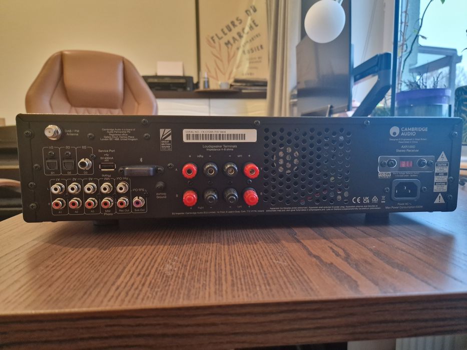 Cambridge Audio AXR100D wzmacniacz amplituner stereo DAB FM Bluetooth