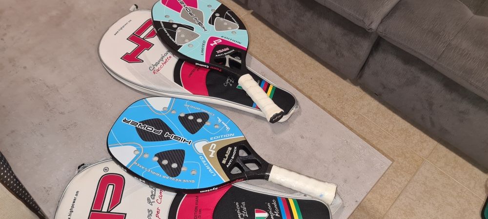 Racketes de tenis praia