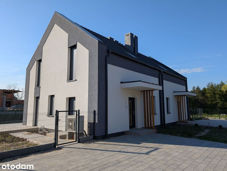 Dom jednorodzinny w zabudowie bliźniaczej 93m2 pod Opolem, Górki