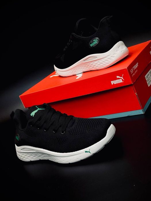 Мужские кросовки пума / черные мужськие красовки пума на лето / кросовки puma / акционная цена 993 грн / подошва SpEVA