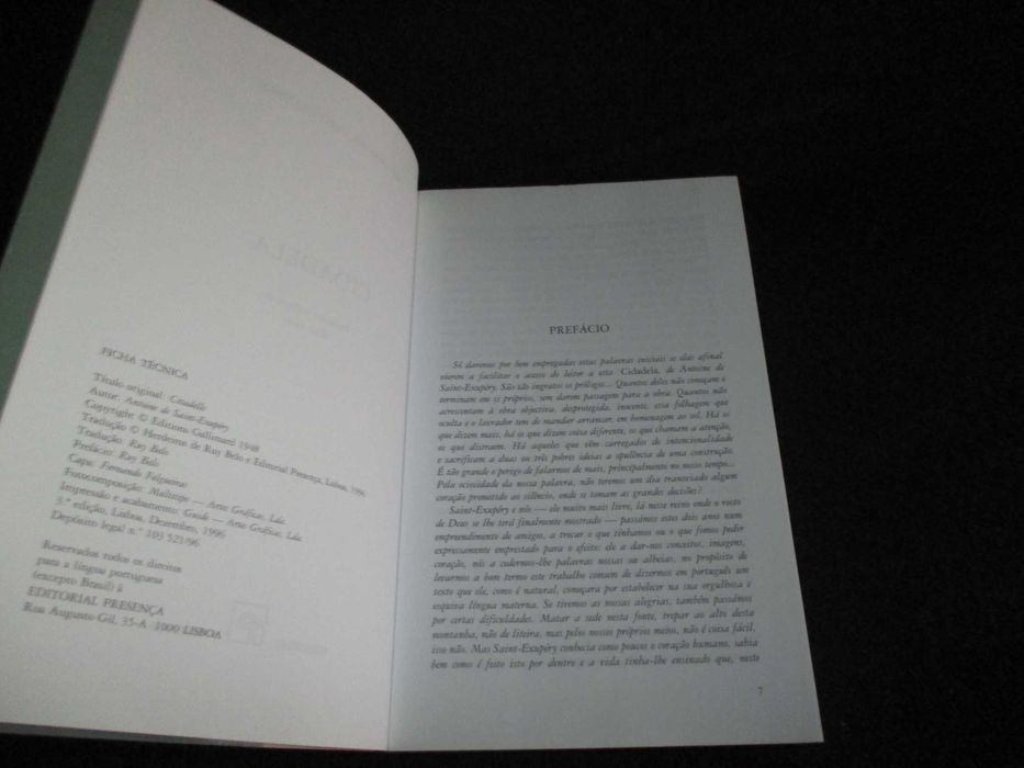 Livro Cidadela Antoine de Sant-Exupéry