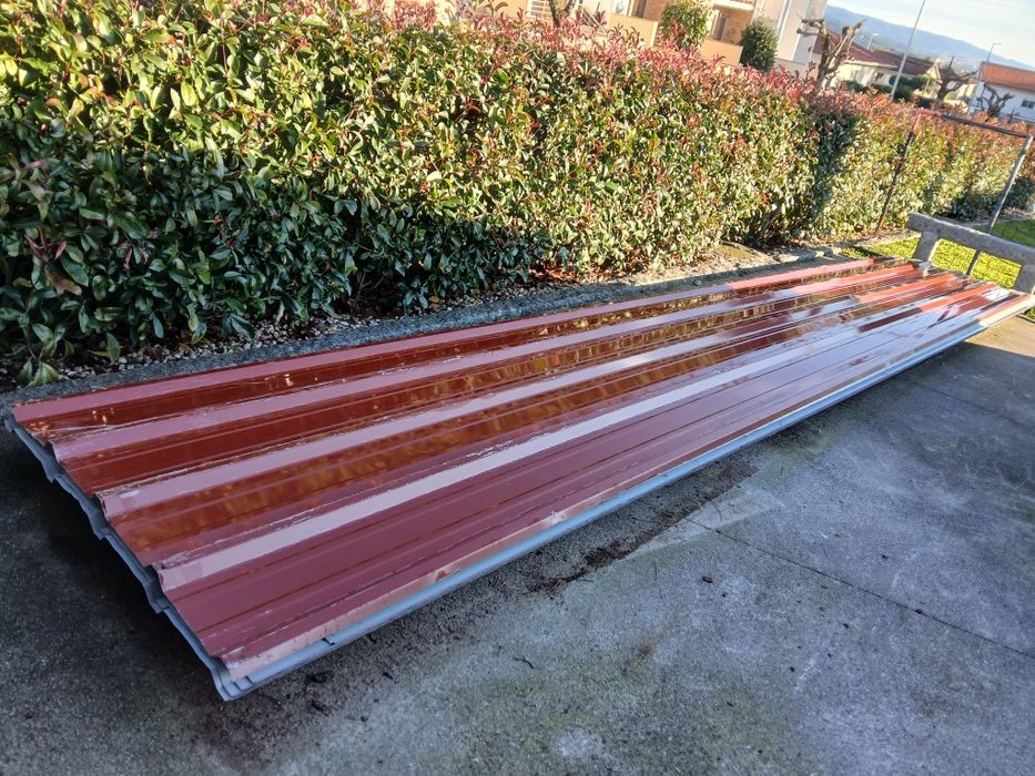 Chapas prefiladas para cubertura