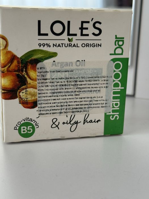 Твердый турецкий шампунь Loles