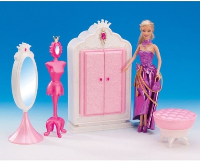 Меблі для ляльок Барбі Спальня , Мебель для кукол Лол