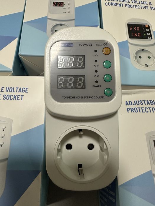 Реле напруги в розетку 220v реле напряжения  розетка з таймером