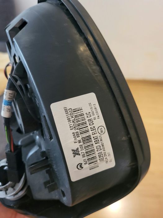 Espelho retrovisor elétrico passageiro, Seat Ibiza 6j