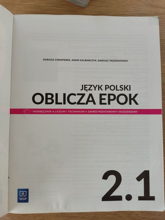 Oblicza epok 2.1 podręcznik klasa 2