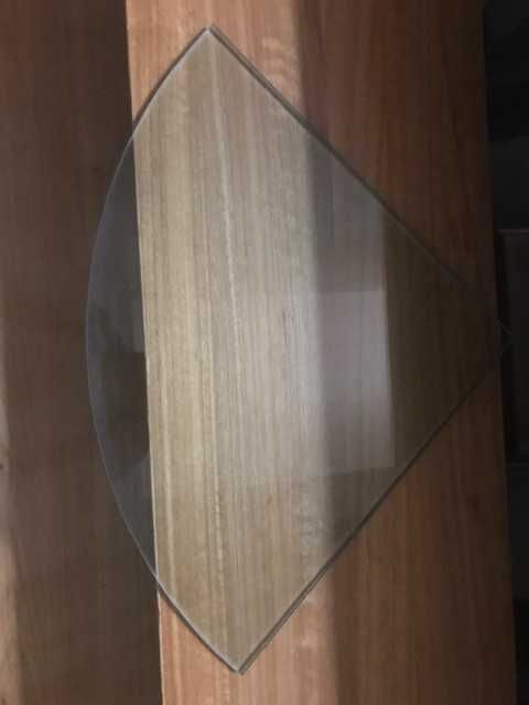 Prateleira de Wc em Vidro Temperado de Canto da KESS