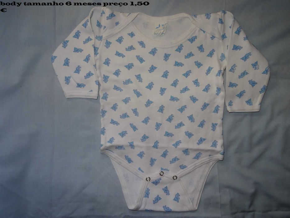 babygrows e bodys recem nascido a 1 ano outono/inverno