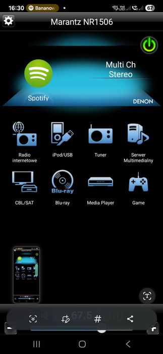 Marantz NR1506 7.2 Wifi Bluetooth 4k 60p ARC Slim