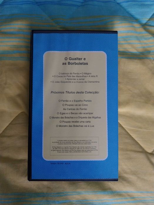 VHS  "Rua Sésamo - O Gualter e as Borboletas - Número 19