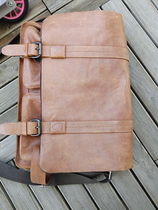 Torba skórzana, juchtowa