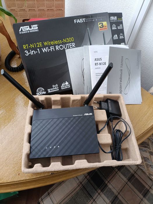Роутер ASUS RT-N12E, стан нового