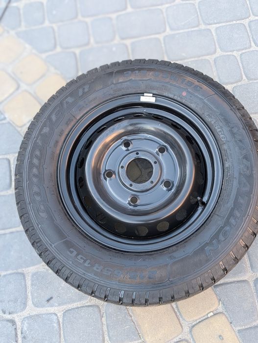 Диск колесо запаска 5x160 R15c 215/65 Goodyear Marathon Ford Transit
