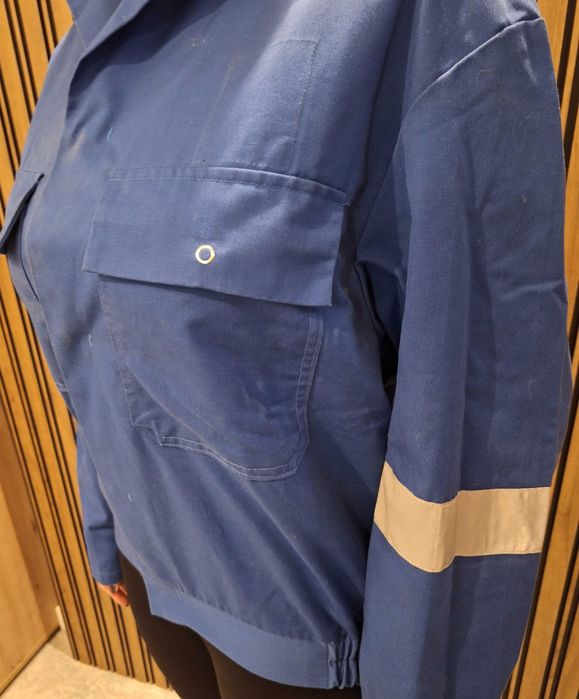 Bluza do pasa z odblaskami - Kegel-Błażusiak niebieski roz.52