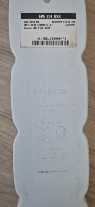 Tomada EPE 204 USB2 Intelbras + Protector eletrico Profissional
