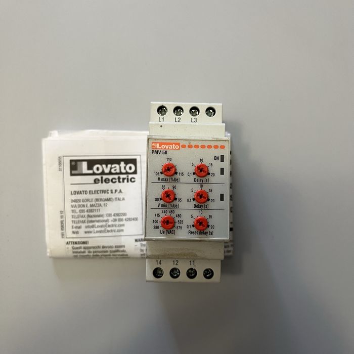 Реле контролю напруги PMV50A575 (3 фази, 380...575V AC , 1CO 8A)