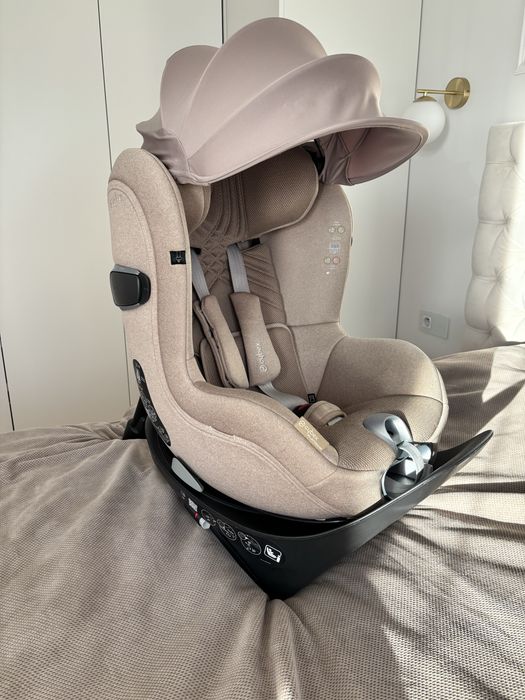 Cybex Sirona T i-Size Cosy Beige + baza obrotowa 360°