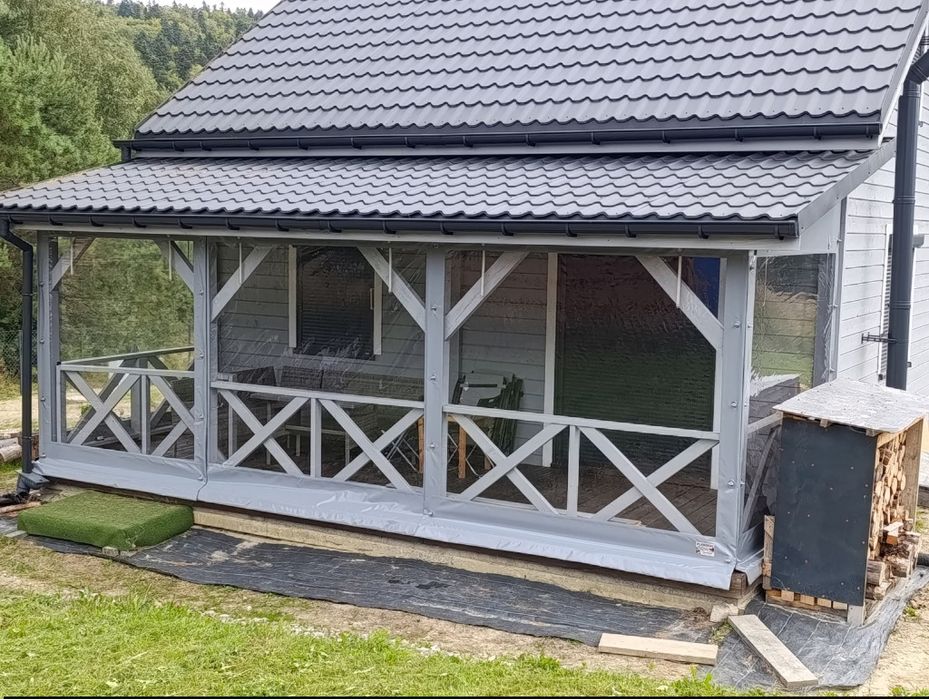 Plandeki na altany tarasy ogródki piwne