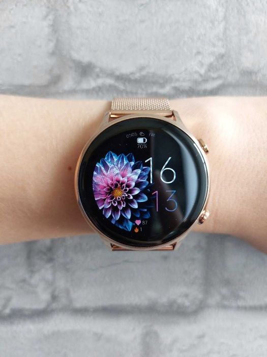 Smartwatch Damski Zegarek Wodoodporny Rozmowy Smart Watch + 4 Paski