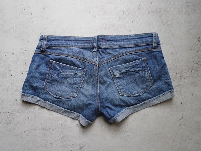 Tally weijl low rise low waist viral micro shorts s 38 avant garde