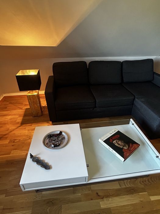 Natuzzi modernistyczny stolik kawowy