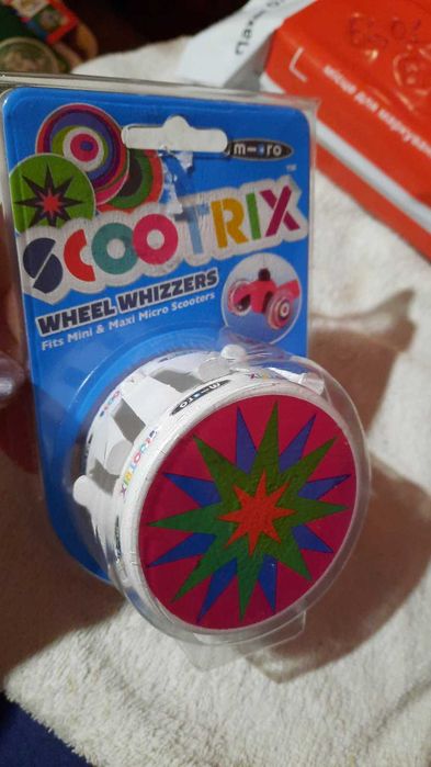 детская трещалка на колеса самоката scootrix wheel whizzer